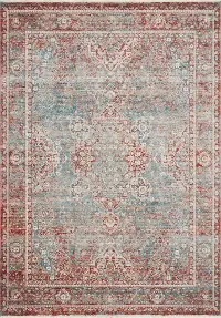 ELI-04MH/SKU-5.3X7.9 Elise 5 x 8 Sky Red Area Rug
