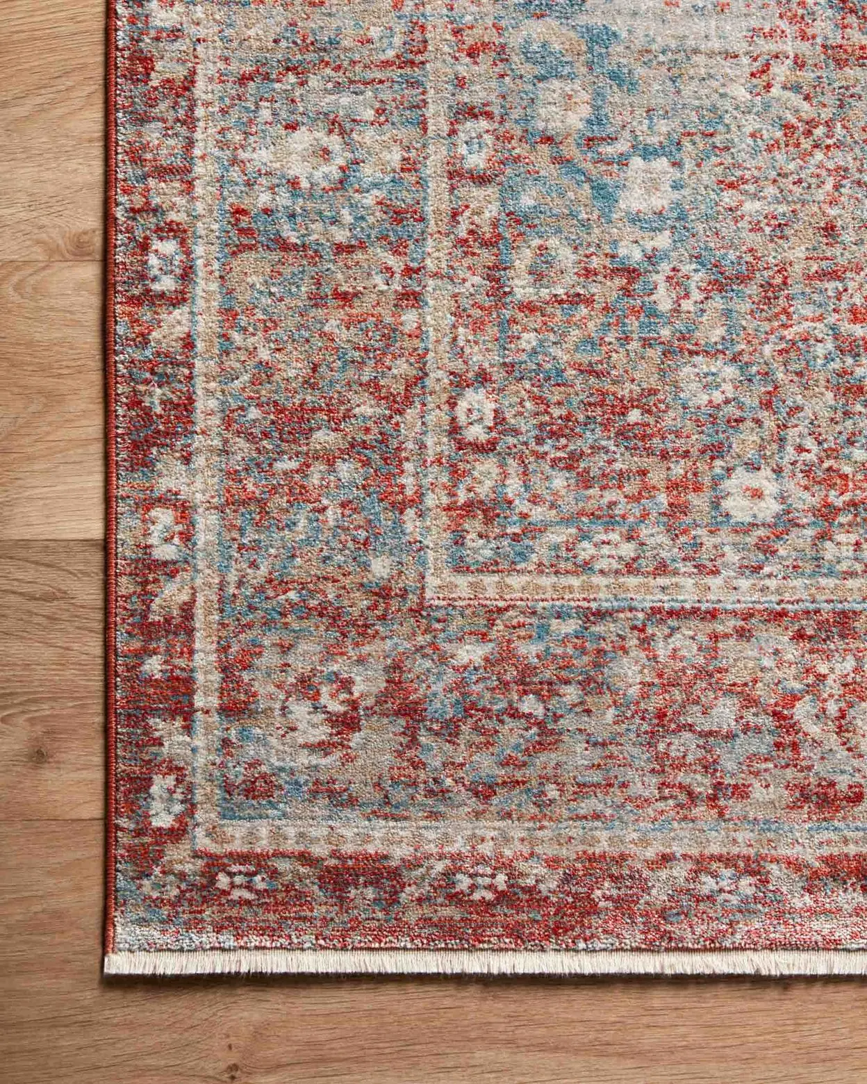 ELI-04MH/S-7.11X10.5 Elise 8 x 10 Sky Red Area Rug-3