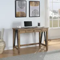 Rustic Light Brown Writing Desk - Quinton