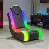 Rainbow LED Floor Rocker Gaming Chair