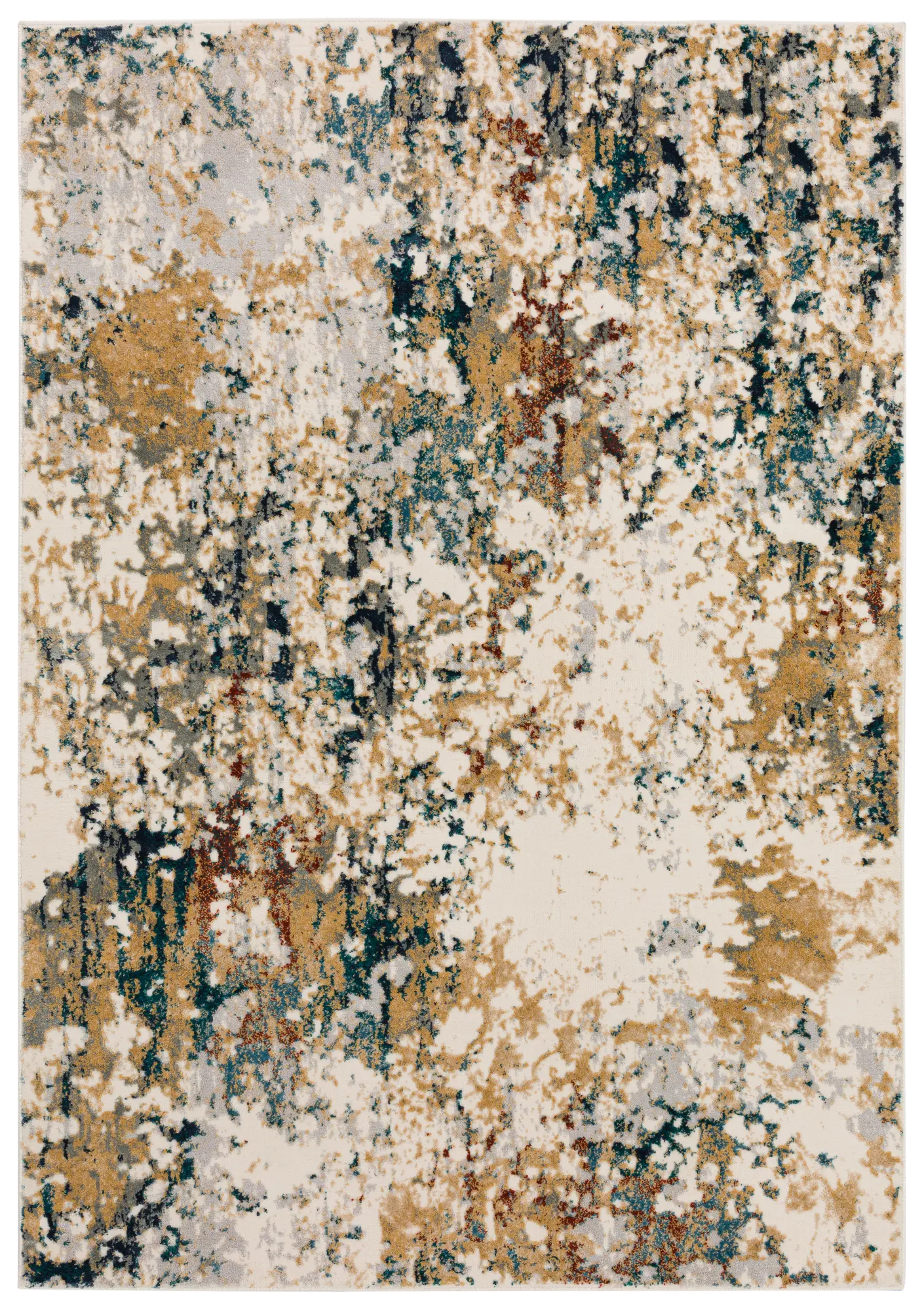 KM26MU8X10 Karma 8' x 10' Contemporary Yellow Area Rug-1