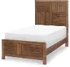 Clearance Summer Camp Brown Twin Storage Bed