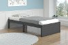 Bristol Dark Gray Twin Bed