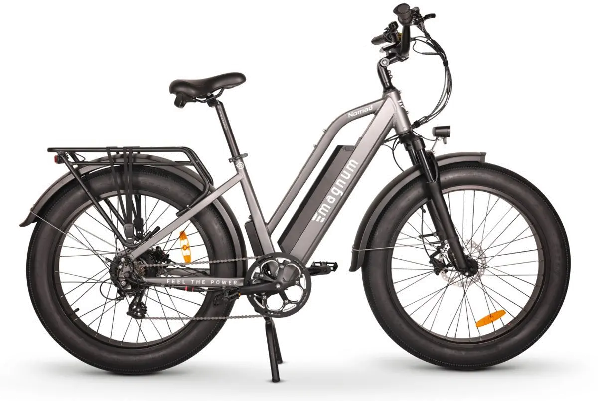 Magnum Nomad 48V 750W White Electric Bike-2