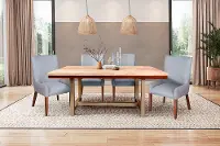 Spectrum Onyx and Gray 5 Piece Dining Room Set