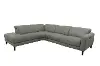 Clearance Madrid Cream 2 Piece L-Shaped Power Reclining Leather Sectional