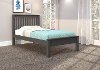 Carson Dark Gray Twin Bed