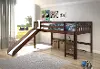 Mission Loft Cappuccino Twin Bed with Slide