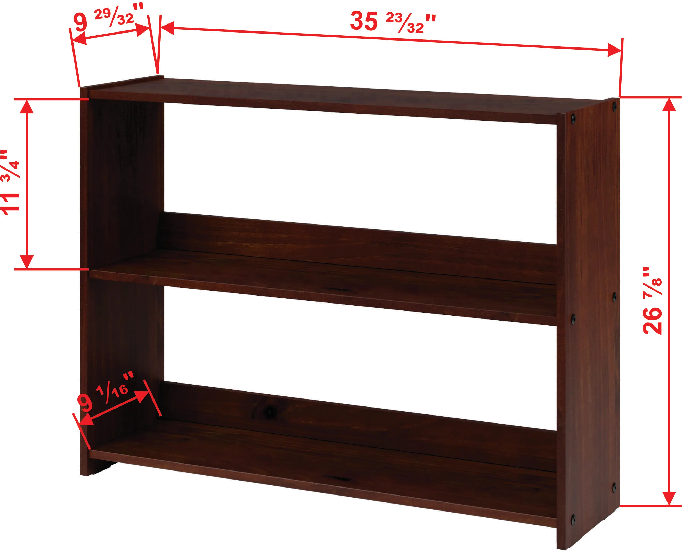 Haven Dark Cappuccino Twin L-Shaped Loft Bed with Loft Accessories-5