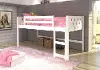 Boston White Twin Loft Bed