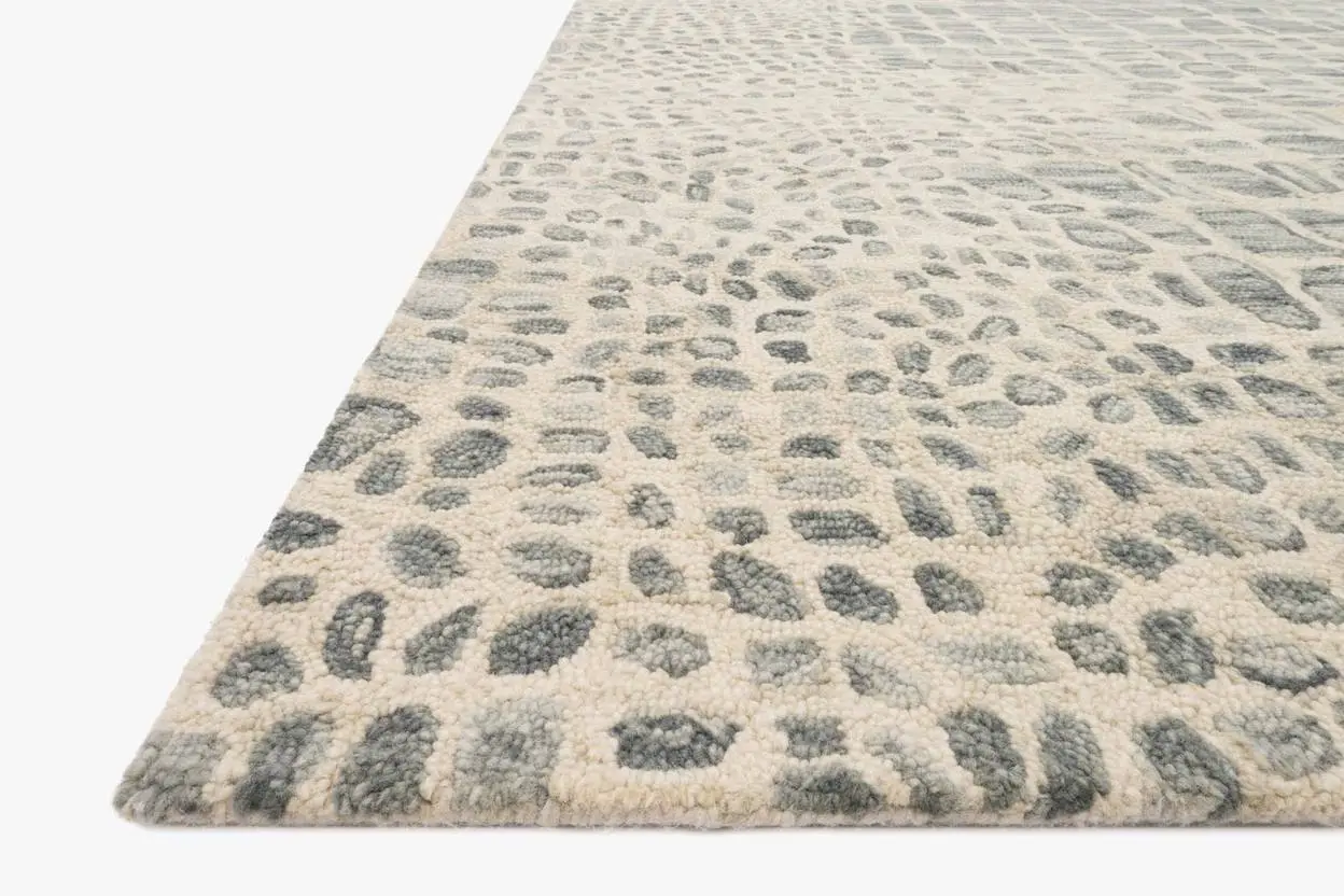 MAS-03/SLGR/IV-5X7.6 Masai 5 x 8 Savannah Silver and Ivory Area Rug-2