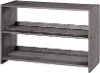 Louver Antique Grey Loft Bookcase