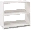 Louver White Loft Bookcase