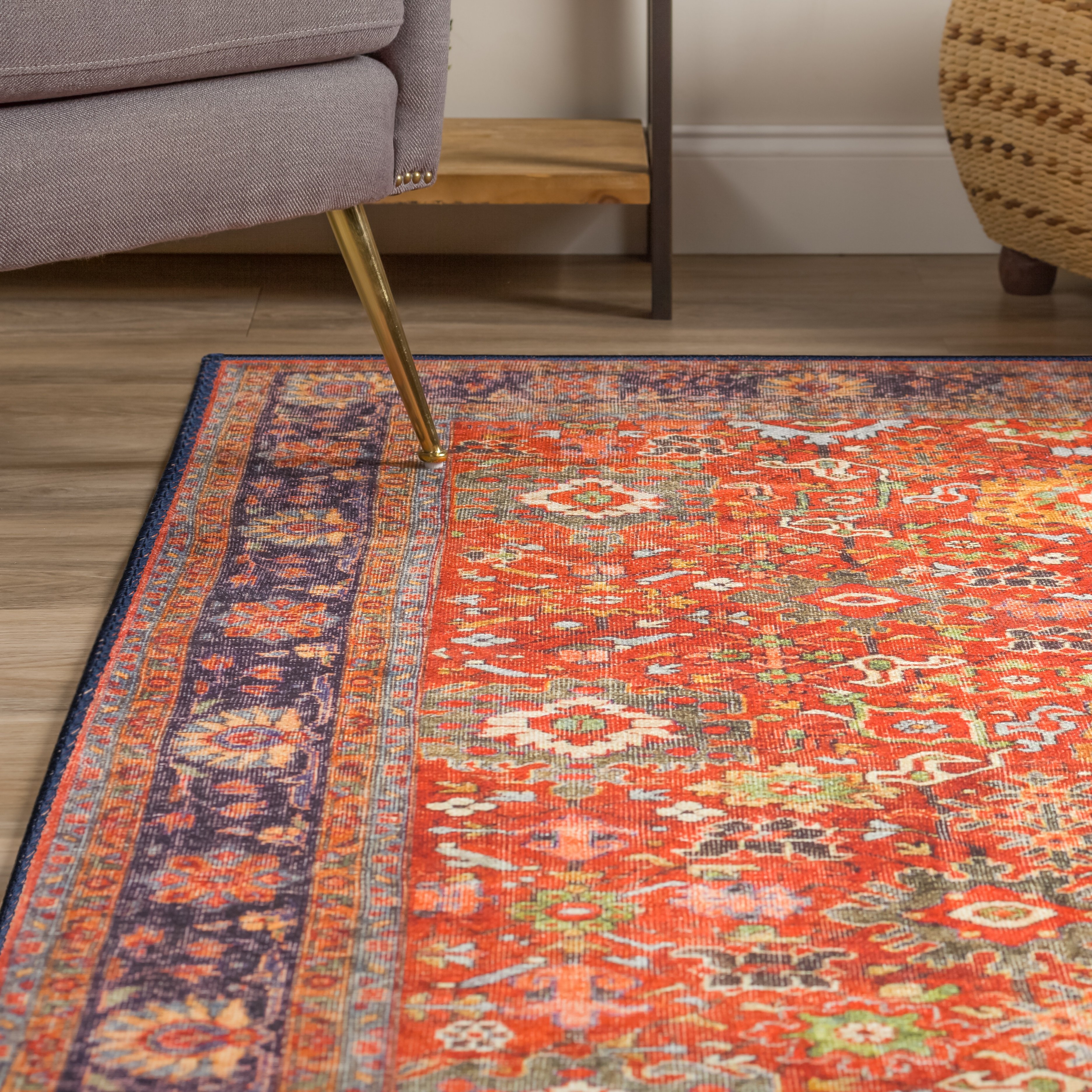 AM5TU8X10-TUSCAN Amanti 8 x 10 Tuscan Red Area Rug-2