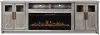Maison Driftwood Gray Electric Fireplace TV Stand