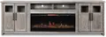 Maison Gray Electric Fireplace TV Stand