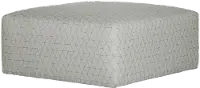 4470-12/2340-25/COCTAIL OTTOMAN/SPA Zeller White and Gray Cocktail Ottoman