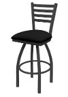 Pewter Swivel Counter Height Stool - Jackie