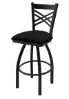 Black Swivel Counter Height Stool - Catalina