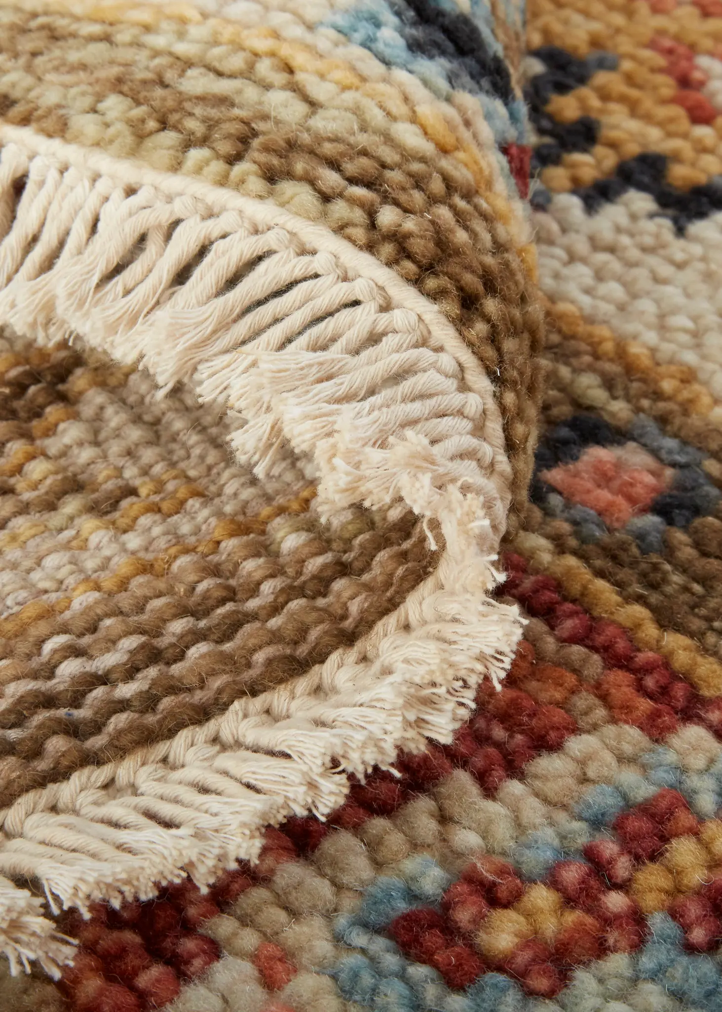 Carrington 6 x 9 Border Beige Rust Area Rug-3