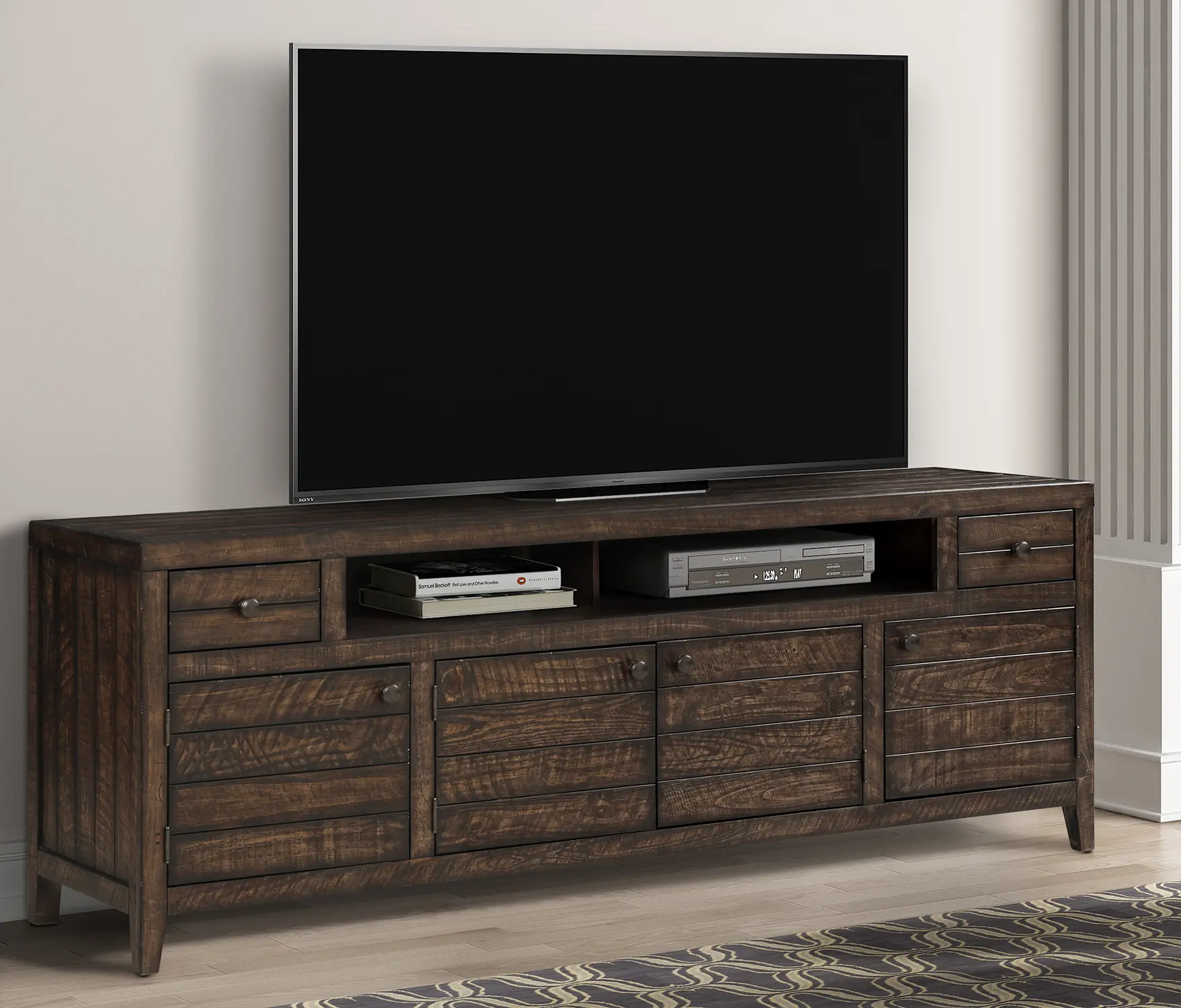 Tempe Brown 84 TV Stand-1