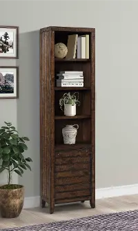 Tempe Tobacco Brown 22 Bookcase