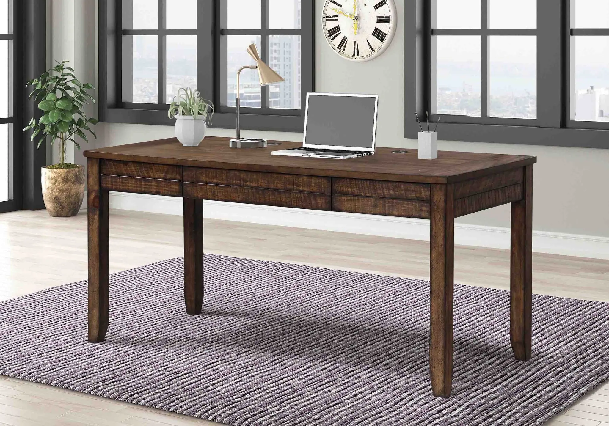 Tustin Tobacco Brown 65 Desk-2
