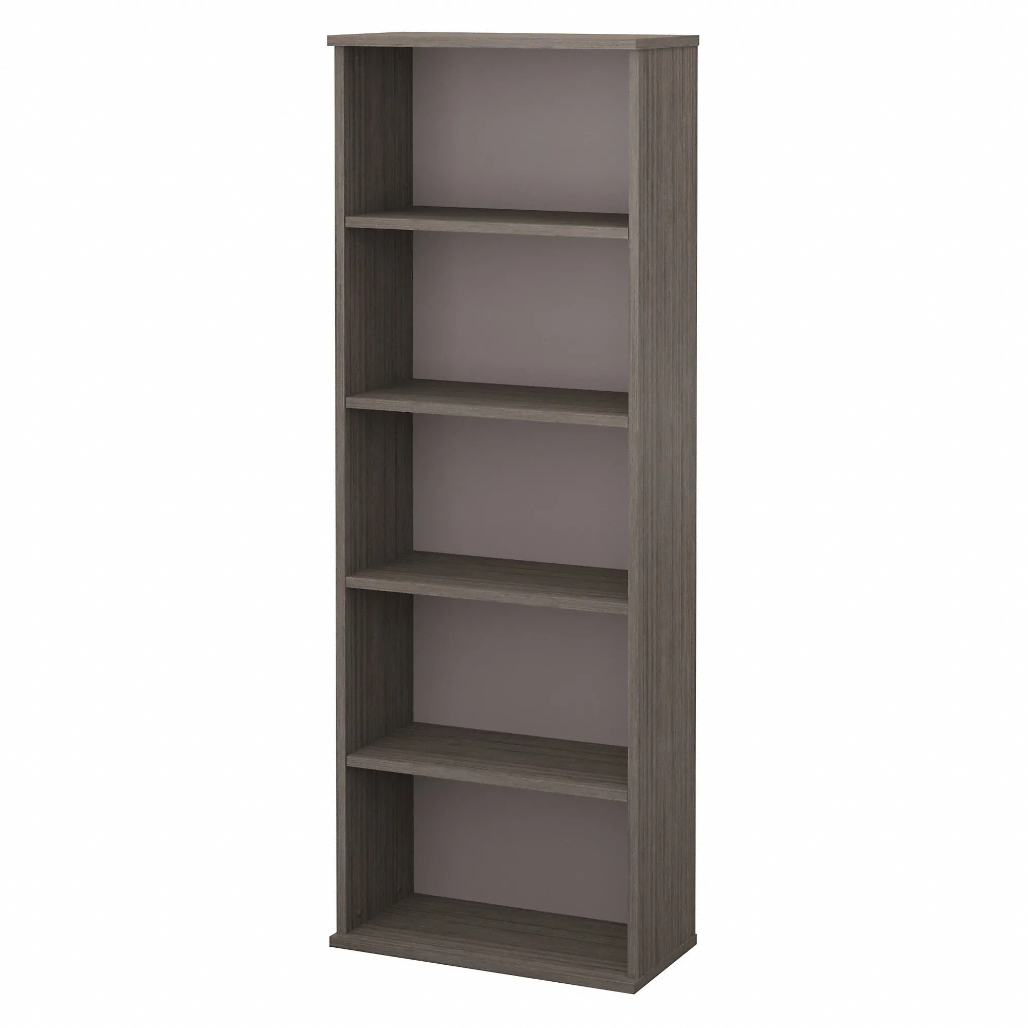 CMB124COP Commerce Pewter 5-Shelf Bookcase-2