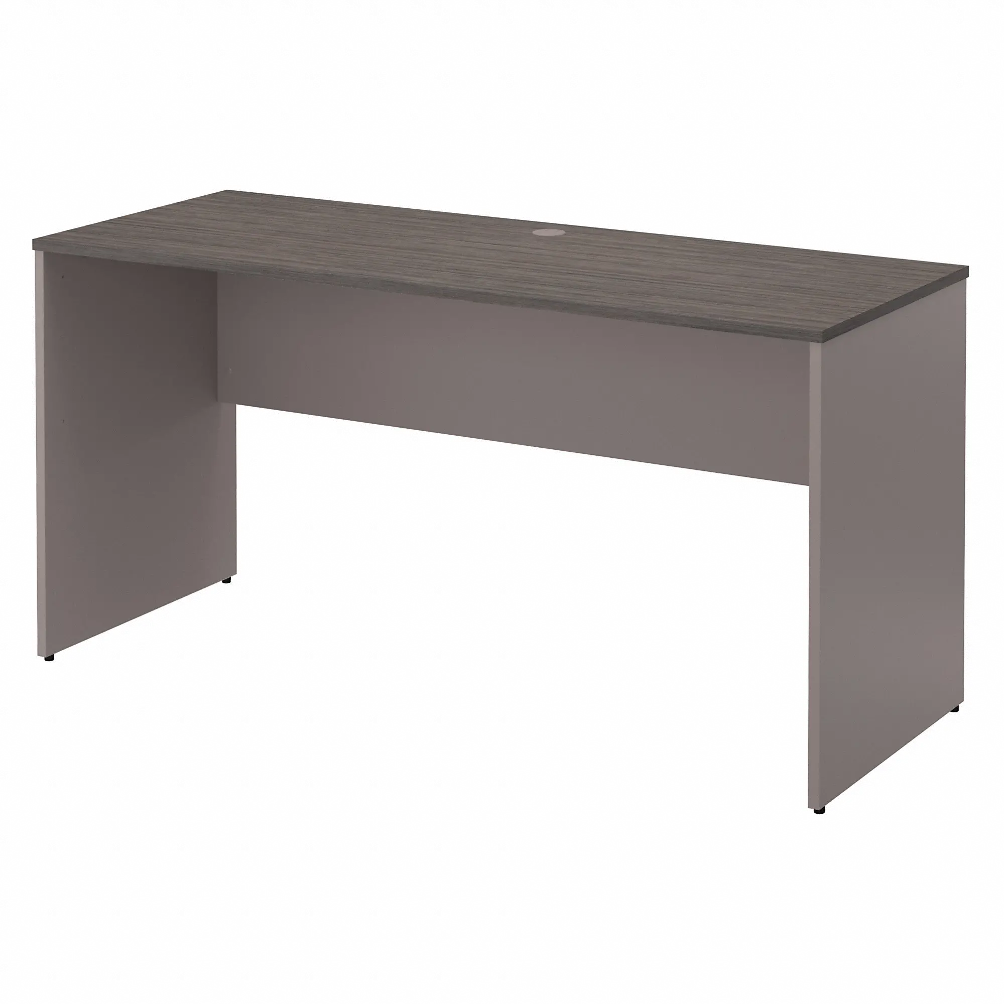 CMD260COP Commerce Transitional Pewter 60 Credenza Desk-2