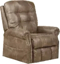 4857/1227-49/SILT Ramsey Light Brown Power Lift Recliner with Massage and Heat