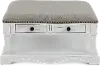 Belhamy Park White and Gray Cocktail Table