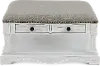 Belhamy Park White and Gray Cocktail Table