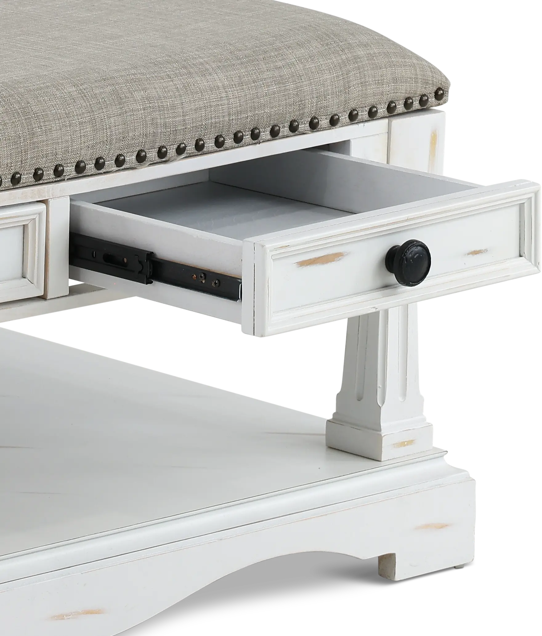 Belhamy Park White and Gray Cocktail Table-3