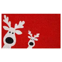 Peeking Reindeer Doormat