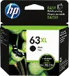 F6U64AN#140/63XL-BLACK HP 63XL Black Ink Cartridge
