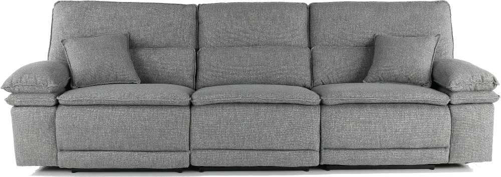 Merino Charcoal Gray Power Reclining Sofa-1