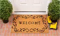 120361729 Welcome Curly Q Doormat