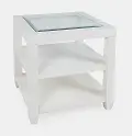 Urban Icon White End Table