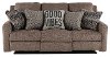 1631/1894-19/2364-48/RECLINING SOFA/OTTER MIDNIGHT Calvin Otter Brown Manual Reclining Sofa