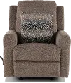 1360-2/1894-16/2364-48/ROCKER RECLINER/OTTER MIDN Calvin Otter Brown Manual Rocker Recliner