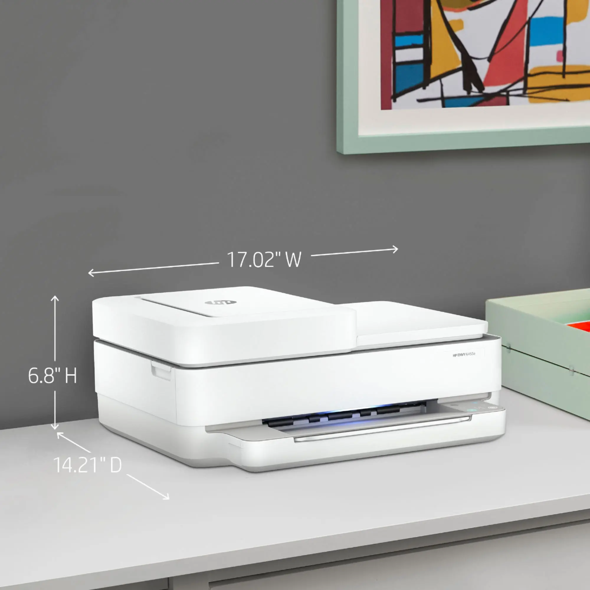 HP ENVY 6455E ALL IN ONE PRINTER HP Envy 6455e All-In-One Printer with 6 Months Free Ink through HP Plus-9