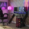 Black Gaming Desk with Riser - Xtreme