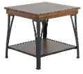 District Brown End Table