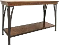 District Cool Copper Sofa Table