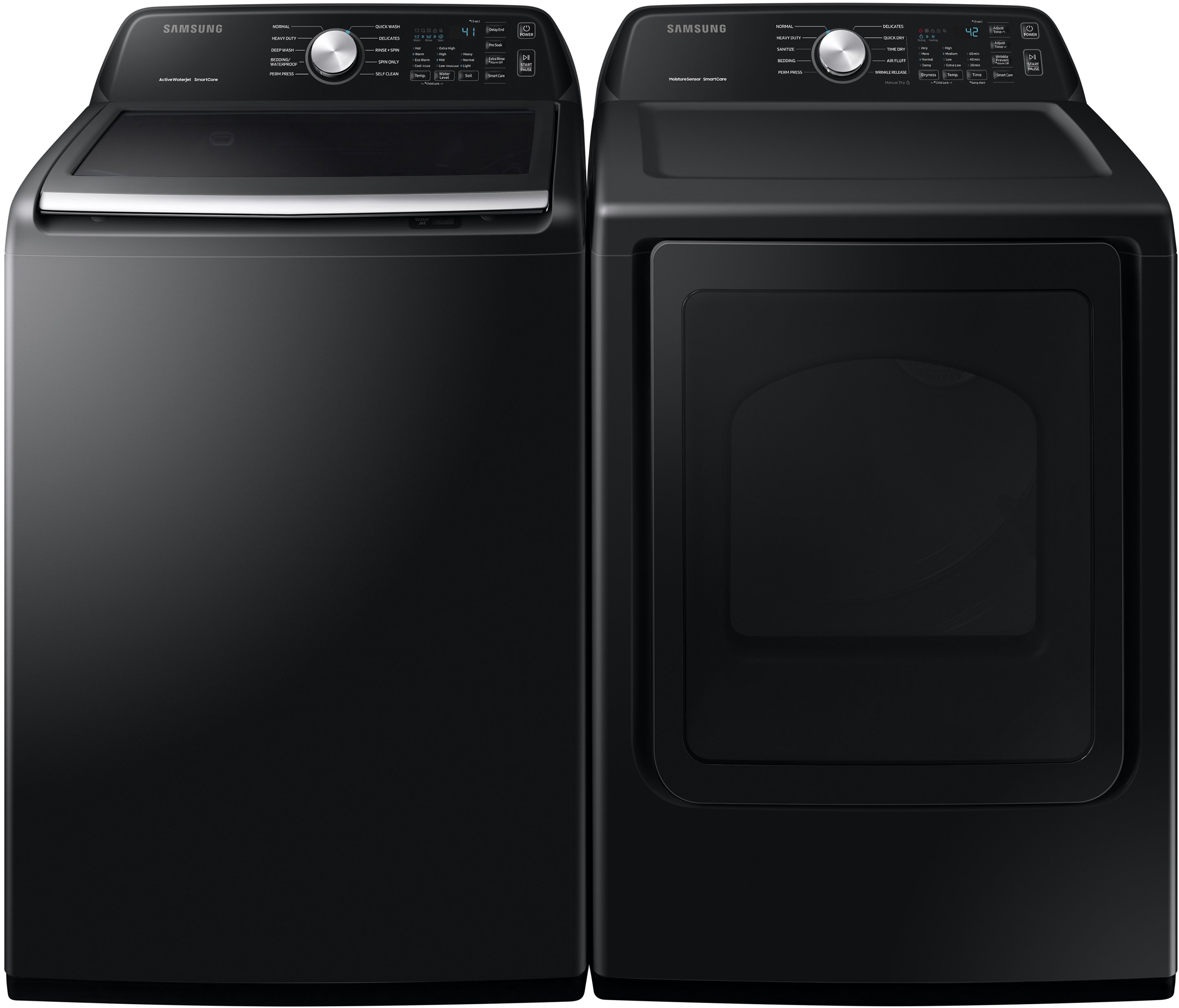 KIT Samsung Black Electric Laundry Pair - 3400-1