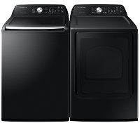 KIT Samsung Black Electric Laundry Pair - 3400