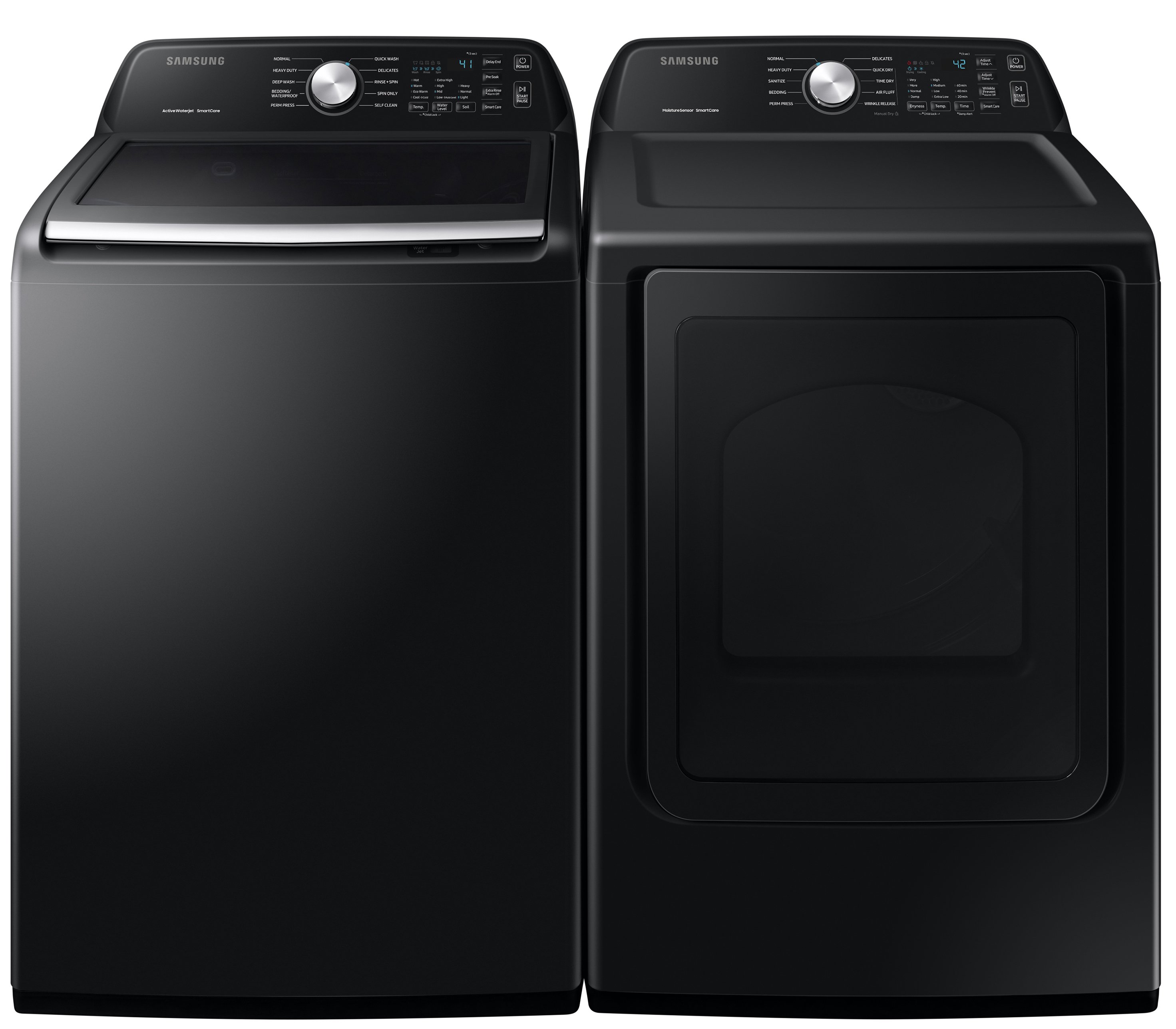 KIT Samsung Black Gas Laundry Pair - 3400-1