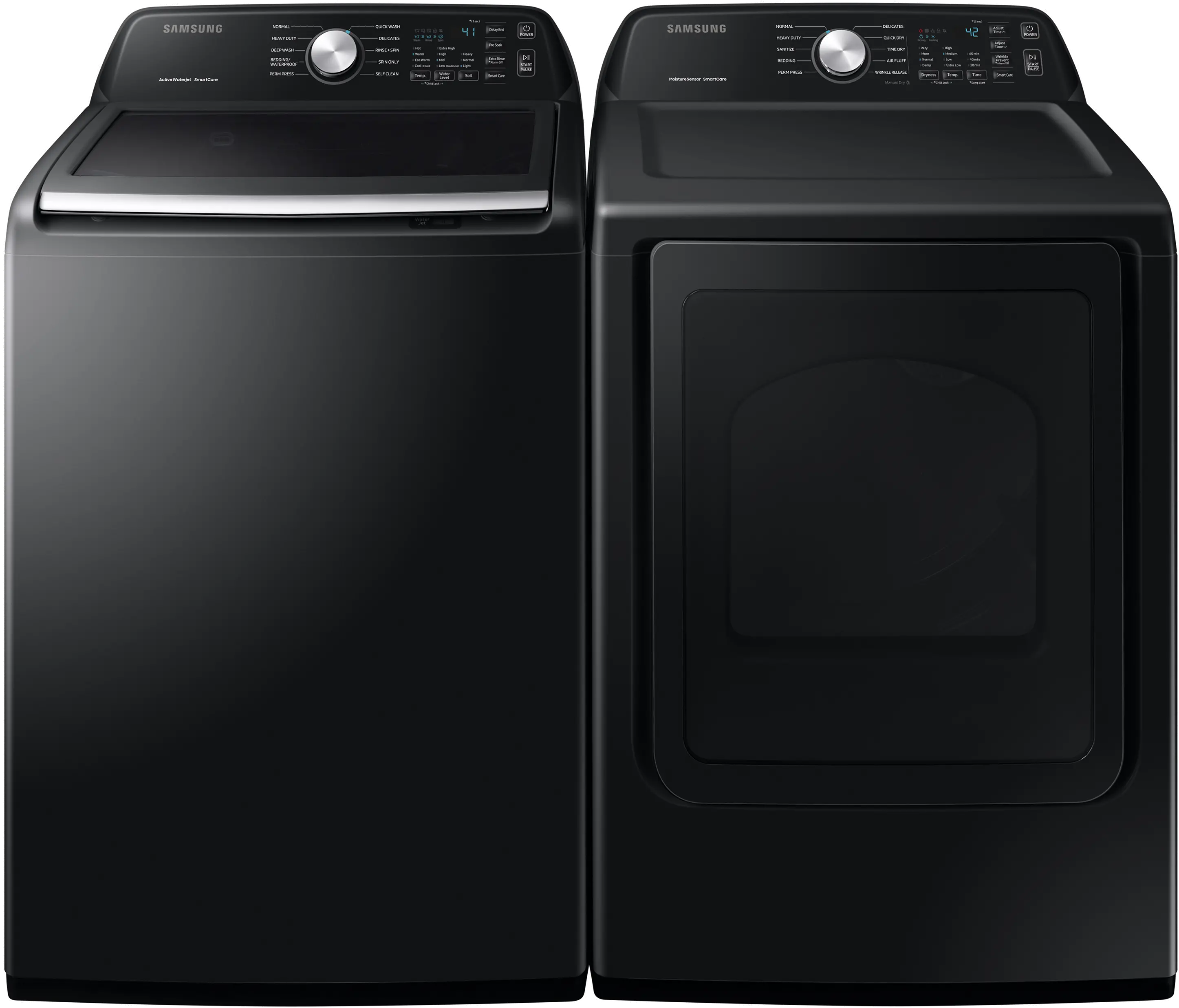 KIT Samsung Black Gas Laundry Pair - 3400-1