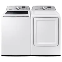 KIT Samsung White Gas Laundry Pair - 3400