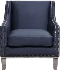 Navy Aster Accent Chair